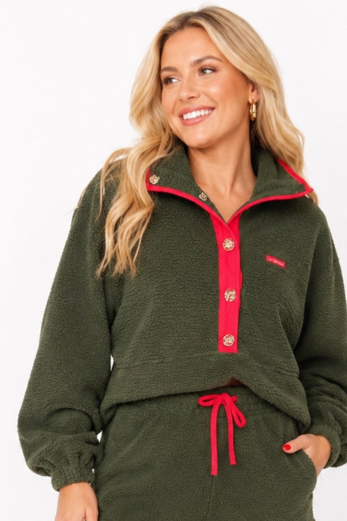 BC Green Fleece Set